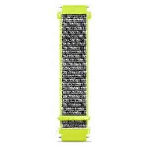 Řemínek nylonový 20mm limetkový ALIGATOR