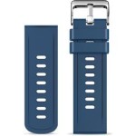 Řemínek silikonový 22mm modrý ALIGATOR