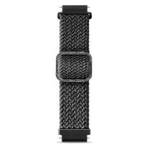 Řemínek textilní 22mm černý ALIGATOR