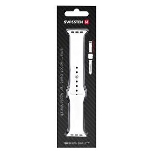 BAND APP.W.SILIKON. 38-40mm WH SWISSTEN