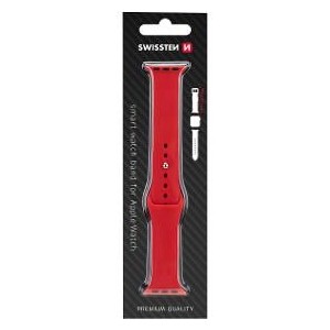 BAND APP.W.SILIKON.38-40mm RED SWISSTEN