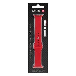 BAND APP.W.SILIKON. 42-44mm RED SWISSTEN