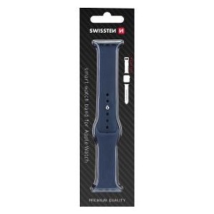 BAND APP.W.SILIKON.42-44mm BLUE SWISSTEN