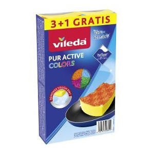 PUR ACTIVE COLORS HOUBIČKA 3+1KS VILEDA