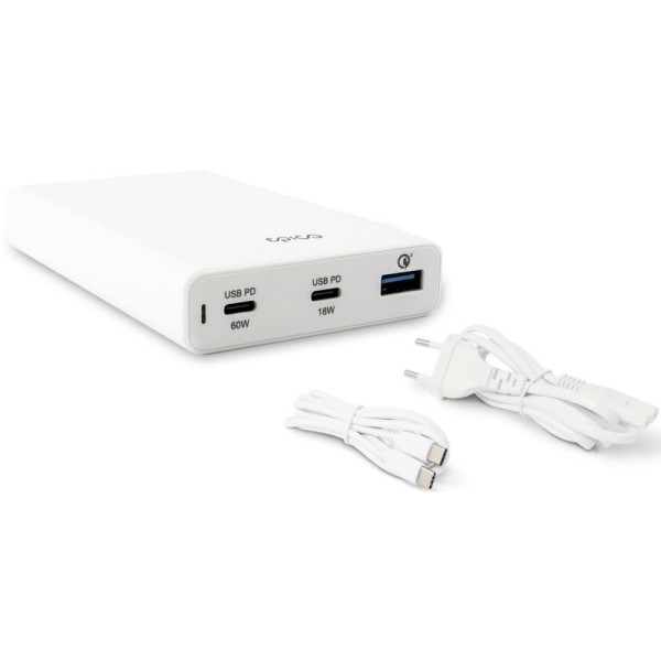 60W + 18W PD CHARGER white EPICO