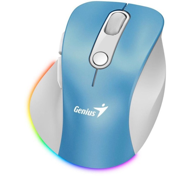 Ergo 9000S Pro Wrl mouse blue/wh GENIUS