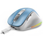 Ergo 9000S Pro Wrl mouse blue/wh GENIUS