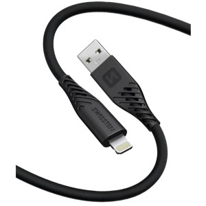 SILICONE USB/LIGHTNING 1,5M SWISSTEN