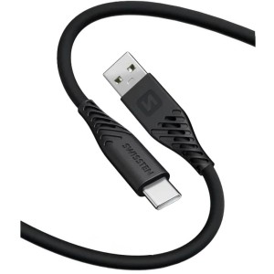 SILICONE USB/USB-C 1,5M SWISSTEN