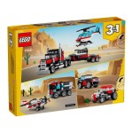 Náklaďák s ploch.korbou a helikop 31146