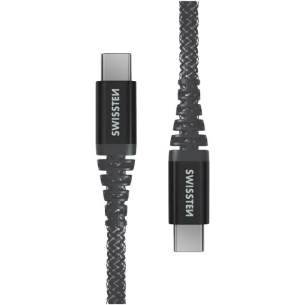KEVLAR USB-C/USB-C 1,5 M SWISSTEN