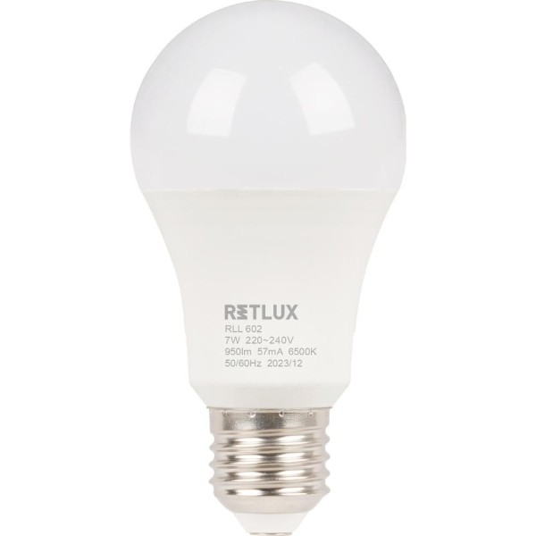RLL 602 A60 E27 bulb 7W DL D RETLUX