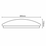 LED svítidlo OPAL + dálk. ovladač 26W/CLR26W/RC/AS - LCL533