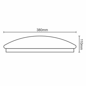 LED svítidlo OPAL + dálk. ovladač 26W/CLR26W/RC/AS - LCL533