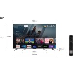 55C649 QLED 4K UHD SMART GOOGLE TV TCL