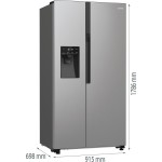 NRR9185ESXL CHLADNIČKA SBS GORENJE