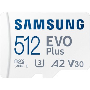 MicroSDXC 512GB EVO Plus +SD adp SAMSUNG