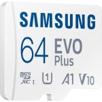 MicroSDXC 64GB EVO Plus + SD adp SAMSUNG