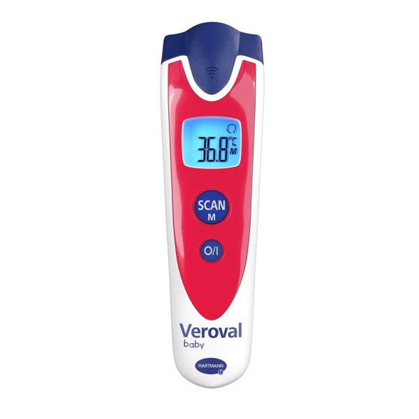 BABY ČERVENÝ DIGITÁLNÍ TEPLOMĚR VEROVAL