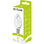 RLL 628 C37 E14 candle 6W DL D RETLUX