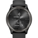 Vivomove Trend Black Silicone GARMIN
