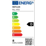 RLL 652 R50 E14 Spot 8W CW D RETLUX