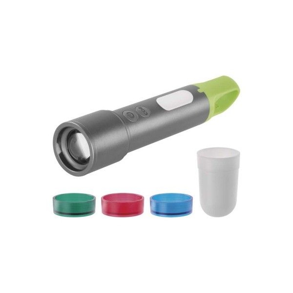 LED nabíjecí kovová svítilna, 600 lm, 1 200 mAh