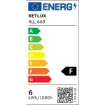 RLL 669 G9 6W LED STMIV. WW RETLUX