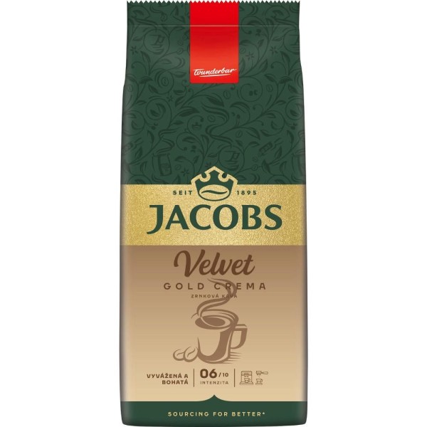 VELVET CREMA GOLD 1000g ZRN. KÁVA JACOBS
