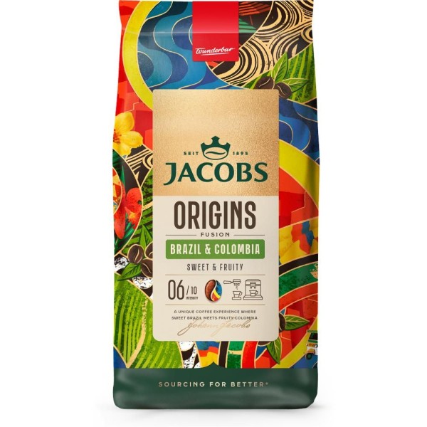 BRAZIL + COLOMBIA 1KG ZRN. KÁVA JACOBS