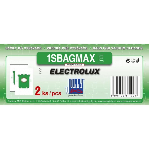 MAX 1S BAG E SÁČKY ELECTROLUX 2 KS JOLLY