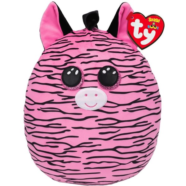 TY - Squishy ZOEY ružová zebra, 22 cm