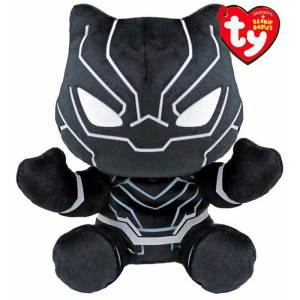 TY - SOFT BLACK PANTHER Marvel, 15 cm