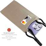 Uni taštička Verona 7 krémová FIXED