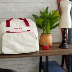 617L CARRY CASE CRM/RED ROWA+B SINGER