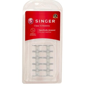 BOBBIN PLASTIC 15 CLASS ROW B SINGER