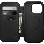 Modern leath folio iPhone 16Pro bk NOMAD