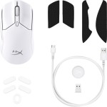 Pulsefire Haste 2 Mini Wrl white HYPERX