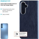 Kniha Galaxy A15/A15 5G modrá FIXED