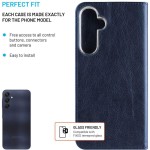 Pouzdro kniha Galaxy A25 5G modrá FIXED