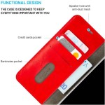 Kniha Galaxy A15/A15 5G červená FIXED