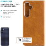 Pouzdro kniha Galaxy A25 5G hnědá FIXED