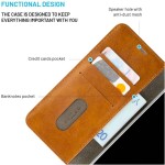 Pouzdro kniha Galaxy A25 5G hnědá FIXED