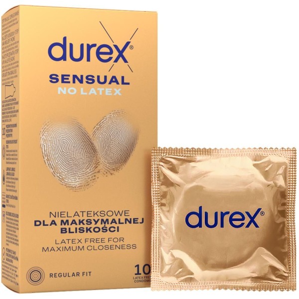 SENSUAL NO LATEX 10 KS KONDOM DUREX