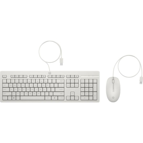 225 Wired Mouse+Keyboard Combo CZ Wh HP