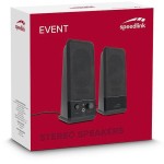 EVENT Stereo Speakers2.0 black SPEEDLINK