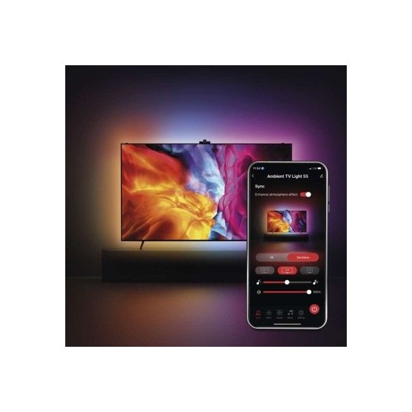 GoSmart Ambientní LED RGB osvětlení za TV 55“ (139 cm)