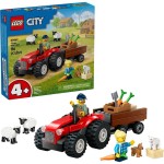 Červený traktor s přívěs. a ovcemi 60461