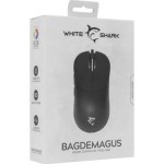 BAGDEMAGUS herní myš černá WHITE SHARK