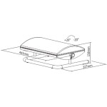 Podstavec pod nohy ocel černý POWERTON